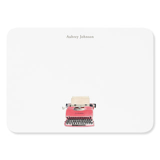 Retro Typewriter - Signature Note Cards