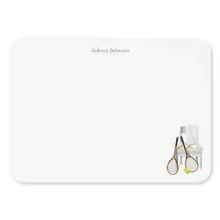 Tennis Racquets - Signature Note Cards
