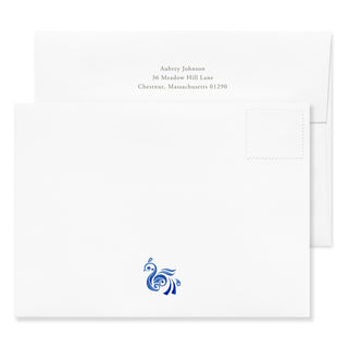 Delftware Elephant - Signature Note Cards