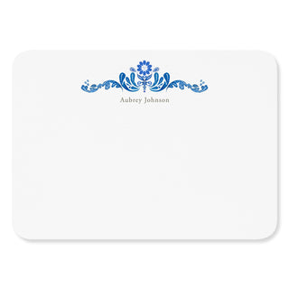 Delftware Bouquet - Signature Note Cards