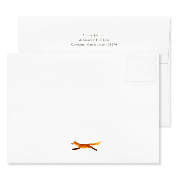 Fox with Arched Branch