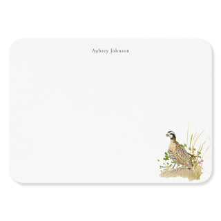 Bobwhite Quail - Signature Note Cards