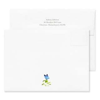 Crocodile and Butterfly - Signature Note Cards
