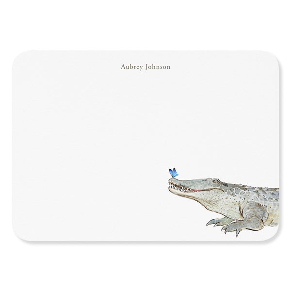 Crocodile and Butterfly