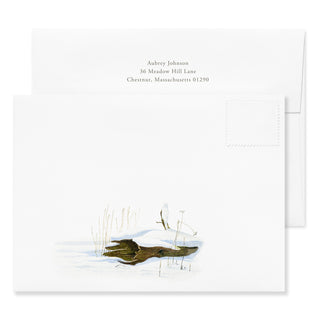 Winter Barn Owl - Signature Note Cards