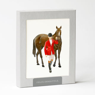 Back to the Barn - Equestrian Card
