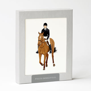 Forward - Equestrian Card