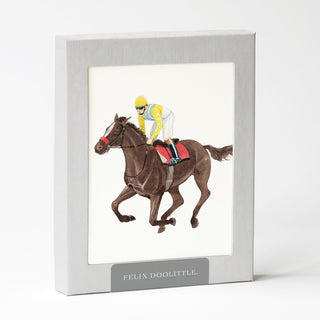 Saratoga Eight - Equestrian Card