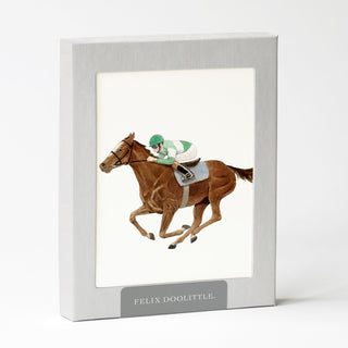 Saratoga Eleven - Equestrian Card