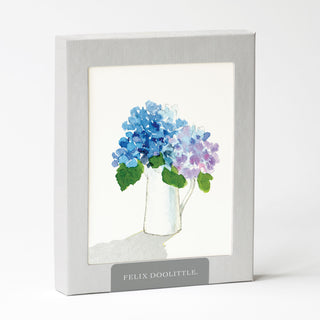 Hydrangea Blue - Flower Garden Card