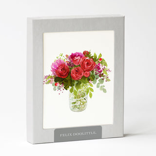 Red Bouquet - Flower Garden Card