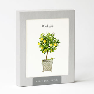 Lemon Topiary - Thank You Card