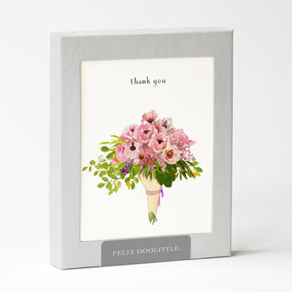 Poppy Bouquet - Thank You Card