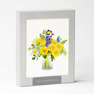 Sunshine Yellow - Flower Garden Card