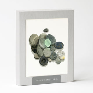 Sea Glass and Stones - Just Because Card