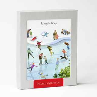 Ice Skating Fun - Holiday Card