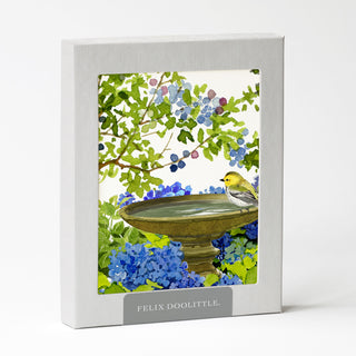Blueberries and Blooms - Flower Garden Card