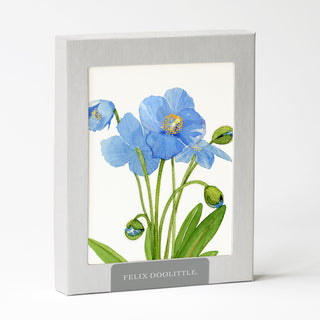 Blue Poppies - Flower Garden Card