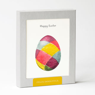 Plaid Easter Egg - Easter Card