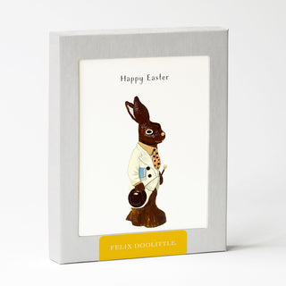 Chocolate Rabbit - Easter Card