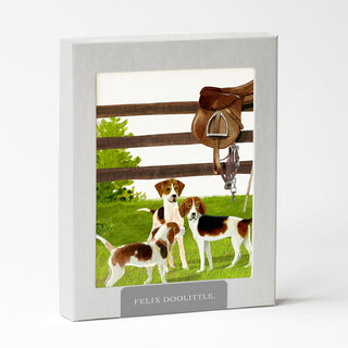 Beagle Country - Equestrian Card
