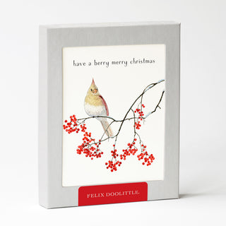 Lady Cardinal - Christmas Card