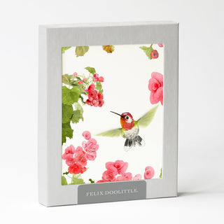 Anna’s Hummingbird - Flower Garden Card