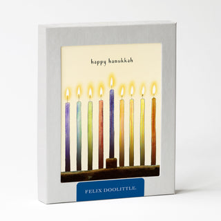 Hanukkah Candles - Hanukkah Card
