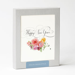 Year in Bloom - New Year Card
