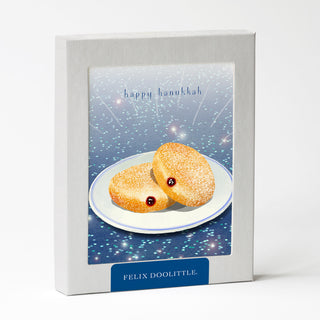 Sufganiyot - Hanukkah Card