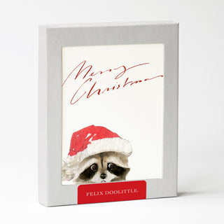 Merry Raccoon - Christmas Card