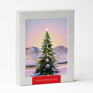 Rosy Glow - Christmas Card