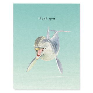 Hello Dolphin - Thank You Card