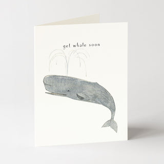 Well Well Whale - Get Well Card