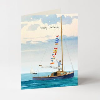 Birthday Sailing - Birthday Card