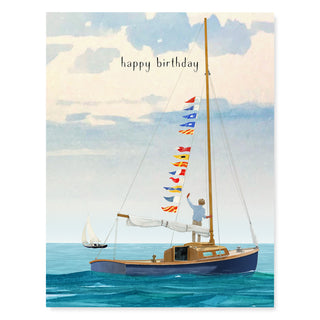 Birthday Sailing - Birthday Card