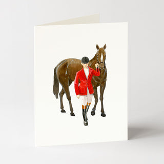 Back to the Barn - Equestrian Card