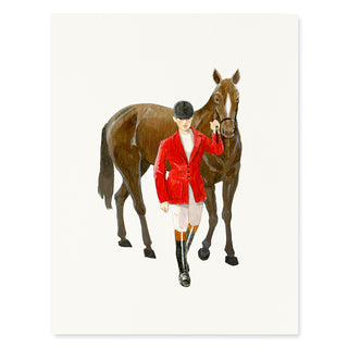 Back to the Barn - Equestrian Card