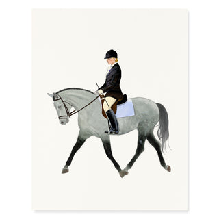 Black Rider - Equestrian Card
