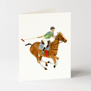Polo Run - Equestrian Card