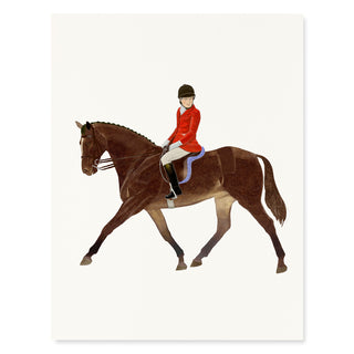 Red Rider - Equestrian Card