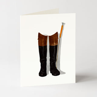 Riding Boots - Equestrian Card