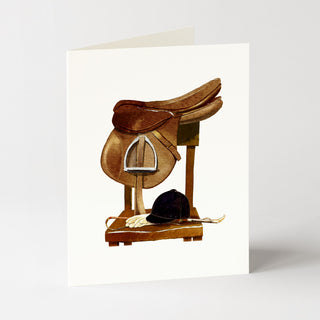Saddle - Equestrian Card