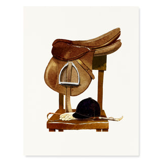 Saddle - Equestrian Card