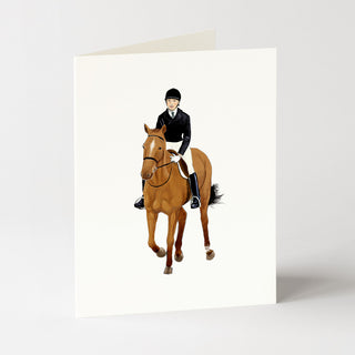 Forward - Equestrian Card