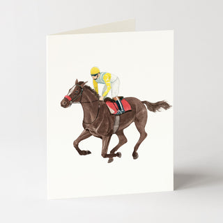 Saratoga Eight - Equestrian Card