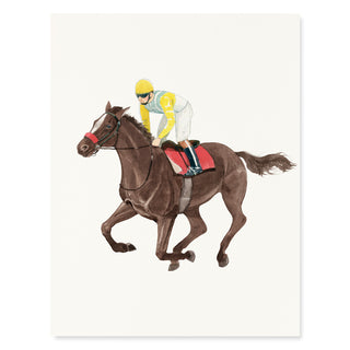 Saratoga Eight - Equestrian Card