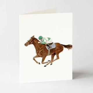 Saratoga Eleven - Equestrian Card