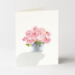 Happiness is Pink - Flower Garden Card