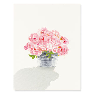 Happiness is Pink - Flower Garden Card